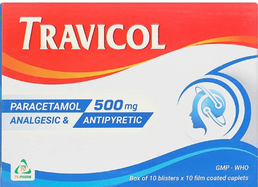 Travicol paracetamol 500mg (H/100v)