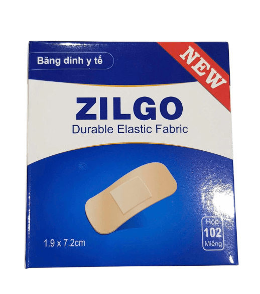 Băng cá nhân bản nhỏ zilgo 1.9x7.2cm (H/102M)