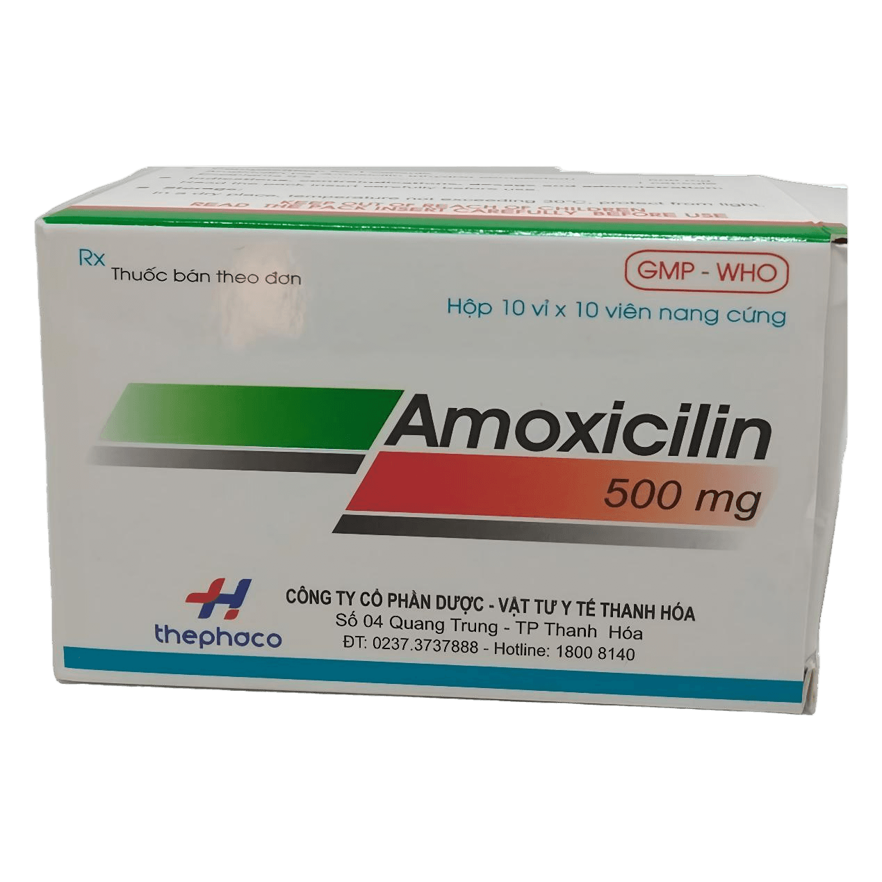 Amoxicilin 500 Thanh Hóa (H/100V)