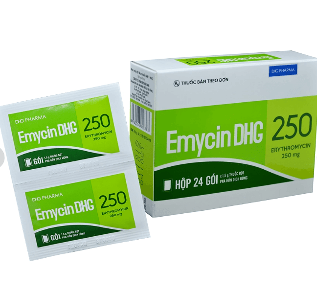 Emycin erythromycin 250mg DHG (H/24G)