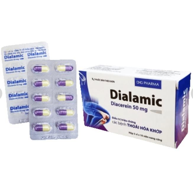 Dialamic diacerein 50mg DHG (H/30)