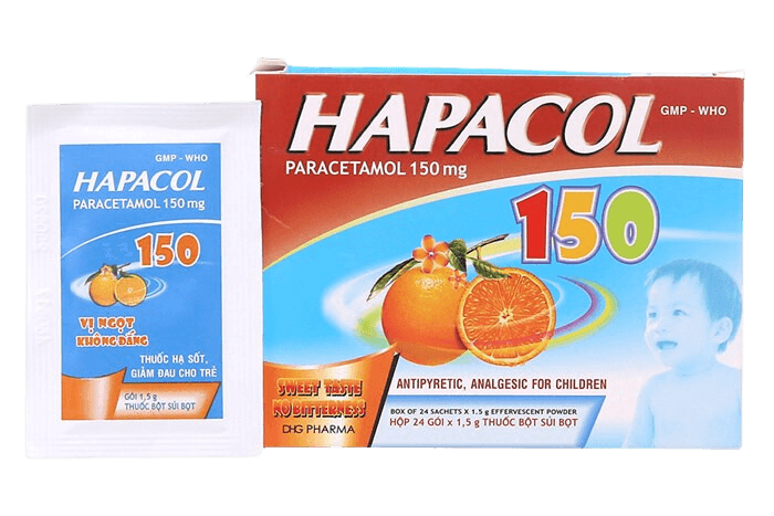Hapacol 150mg DHG (H/24 gói/1.5gr)