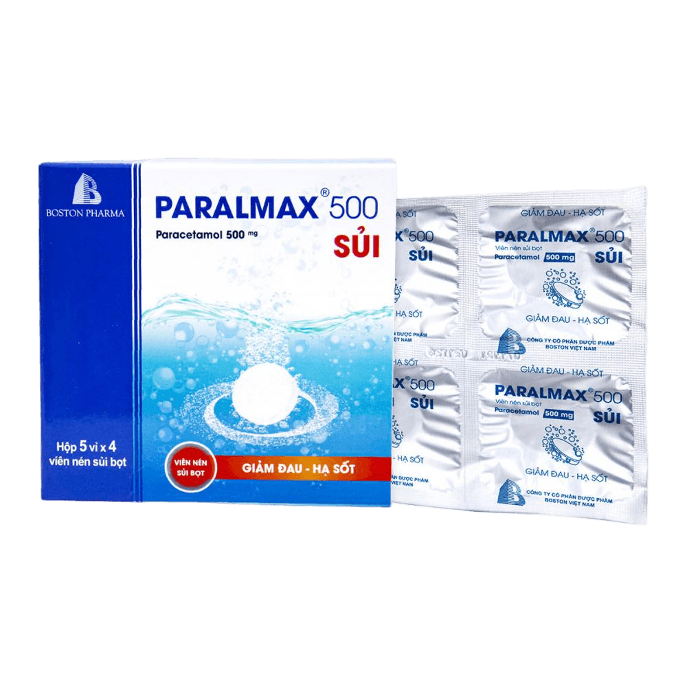 Sủi paralmax 500 paracetamol 500mg Boston (H/20V)