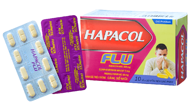 Hapacol flu DHG (H/100 viên nén)