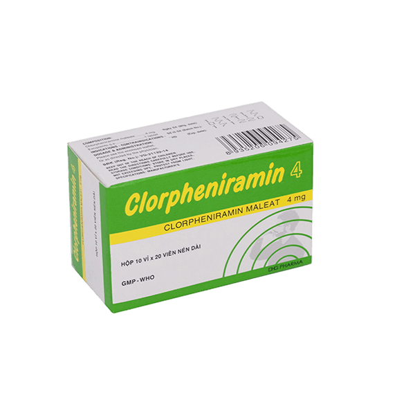 Clorpheniramin 4mg DHG (H/200V)