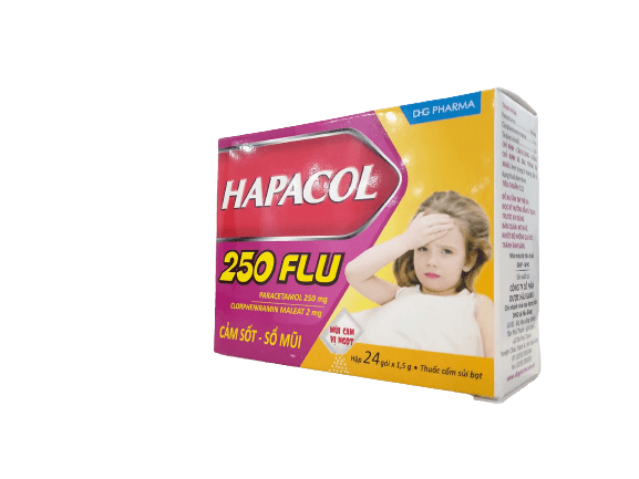 Hapacol 250 flu DHG (H/24 gói)