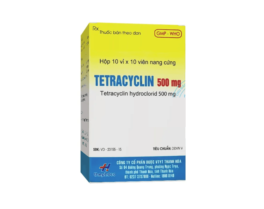 Tetracyclin 500mg Thanh Hóa (H/100V)