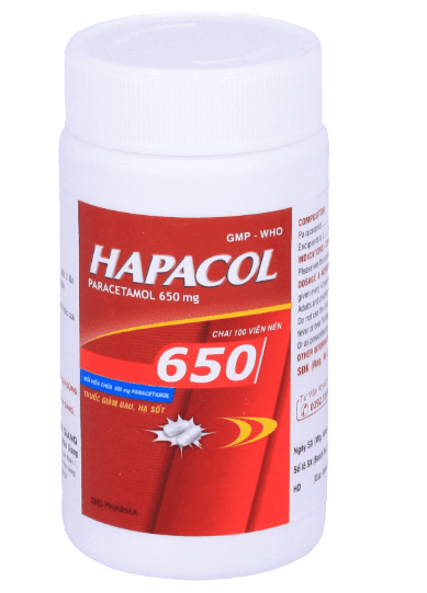 Hapacol 650mg DHG (C/100V)