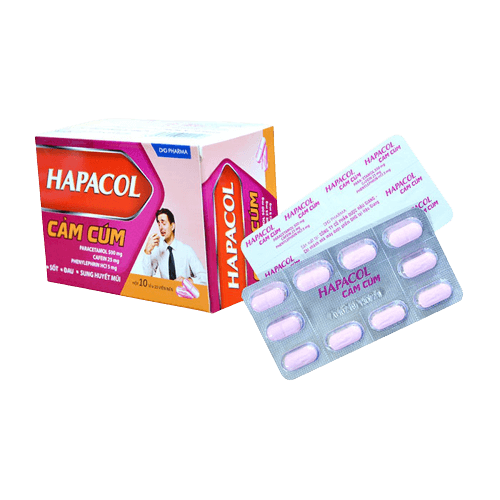 Hapacol cảm cúm DHG (H/100V)