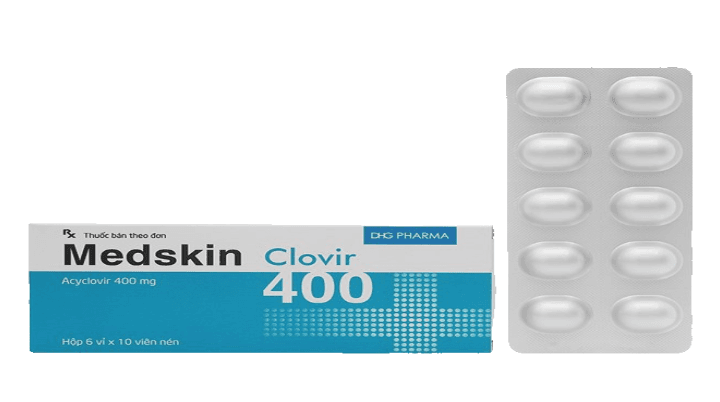 Medskin acyclovir 400mg DHG pharma (H/60V)