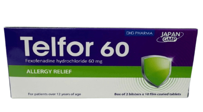 Telfor 60 fexofenadin 60mg DHG (H/20V)