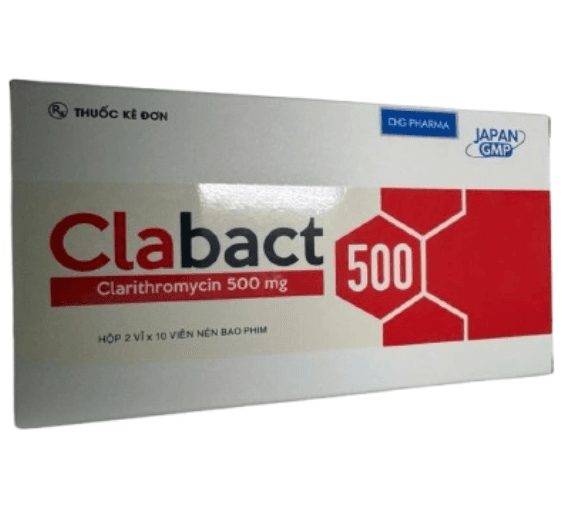 Clabact clarithromycin 500mg DHG (H/20V)