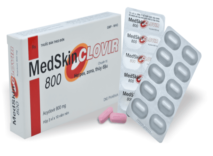 Medskin acyclovir 800mg DHG (H/30V)