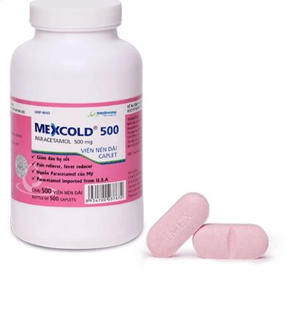 Mexcold 500 imexpharm (c/500 viên nén)