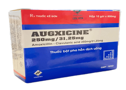 Augxicine 250mg/31.25mg vidipha (h/10g)