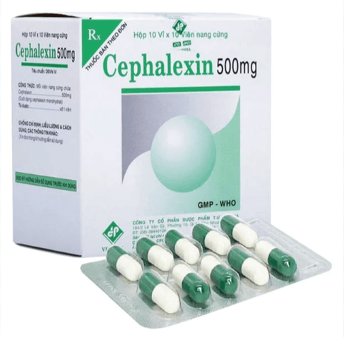 Cephalexin 500mg vidipha (h/100v)