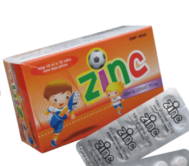 Kẽm zinc 70mg dhg (h/100v)