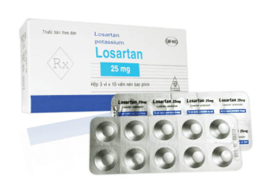 Losartan 25mg tv.pharm (h/30v)