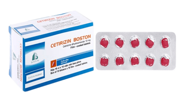 Cetirizin 10mg boston (h/100v nén)