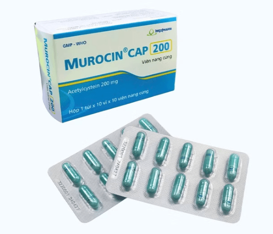 Murocin Cap 200 Acetylcystein 200mg Imexpharm (H/100v)