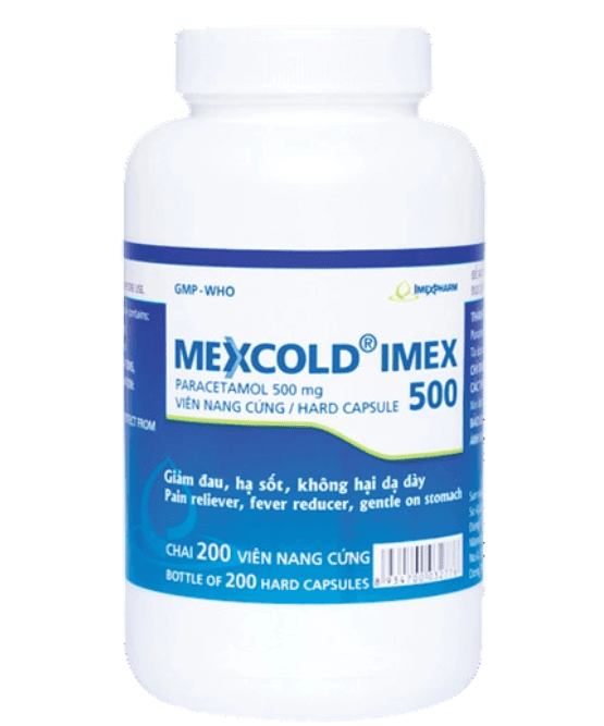 Mexcold 500mg imexpharm (chai/200viên nang)