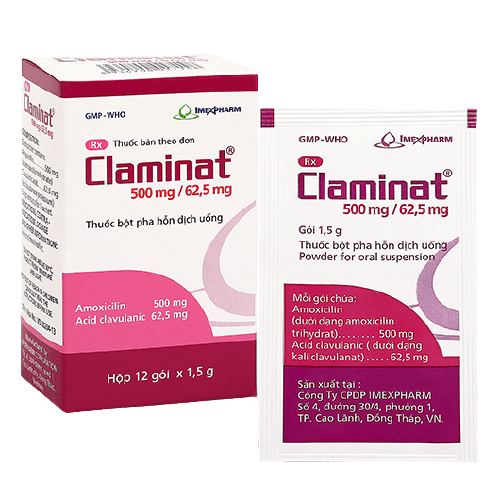 Claminat 500/62.5mg imexpharm (h/12g)