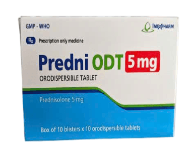 Predni ODT Prednisolon 5mg Imexpharm (H/100v)