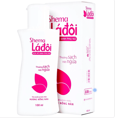 Shema lá đôi sữa vệ sinh phụ nữ merap (c/100ml) (hồng)