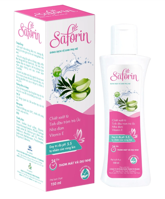 Dung dịch vệ sinh phụ nữ saforin tv.pharm (c/150ml)
