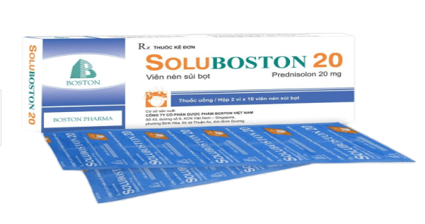 Soluboston sủi prednisolon 20mg (H/20V)