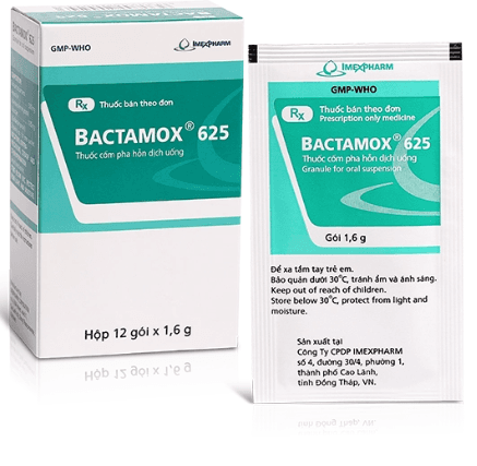 Bactamox 625 imexpharm (h/12g/1.6gr)