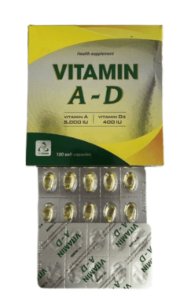 Vitamin a-d tv.pharm (hộp/100 viên nang)