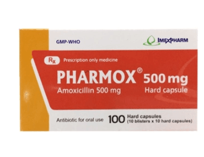 Pharmox amoxcillin 500mg imexpharm (h/100v)