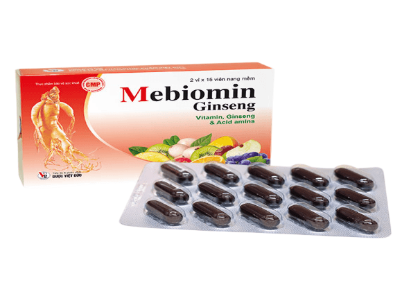 Viên Uống Bồi Bổ Cơ Thể Mebiomin Ginseng Gia Nguyễn (H/30V)
