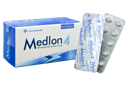 Medlon methylprednisolon 4mg dhg (h/100v)
