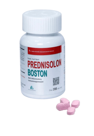 Prednisolon 5mg Vị Dâu Boston (C/200V)