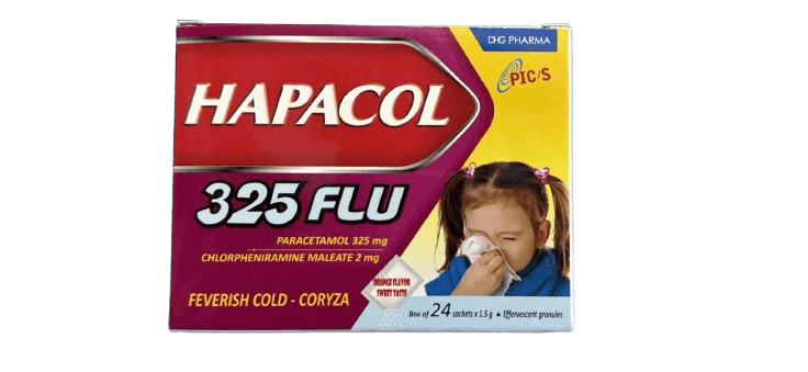 Hapacol 325mg flu DHG pharma (H/24G)