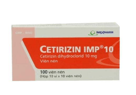 Cetirizine 10mg imexpharm (h/100v)