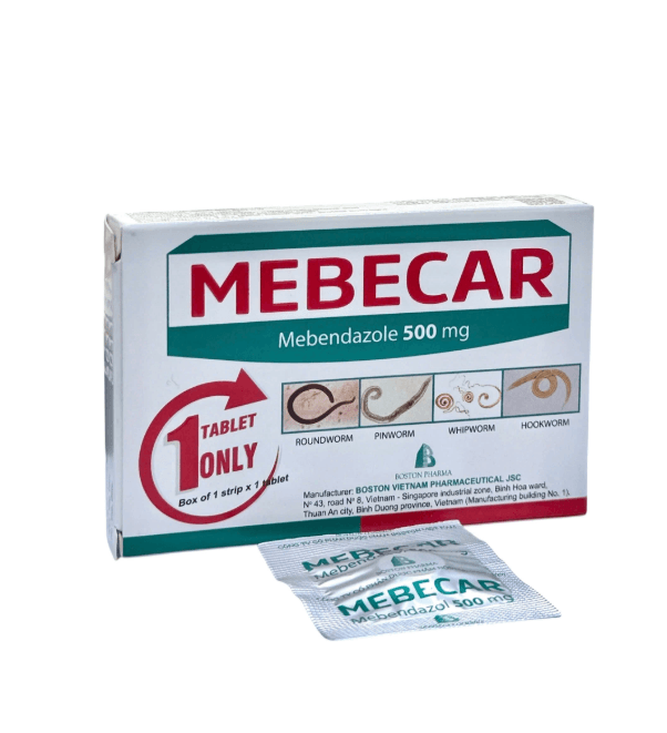 Mebecar (Hộp 01 vỉ x 01 viên)