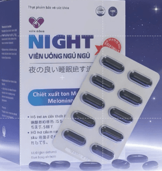 Thực phẩm bảo vệ sức khỏe Night viên uống ngủ ngon (Hộp 05 vỉ x 06 viên)