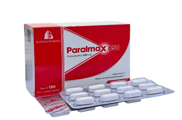 Paralmax 650 (Hộp 10 vỉ x 12 viên)