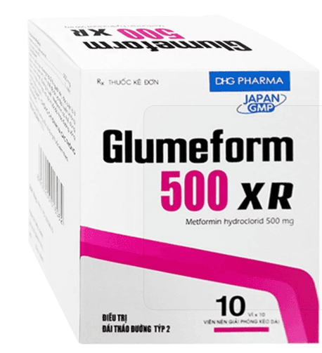 Glumeform xr metformin 500mg dhg (h/100v)
