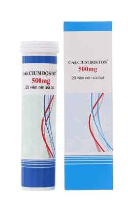 Calcium Boston 500mg (Hộp 1 tuýp x 20 viên)