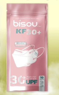 Khẩu trang cao cấp KF30 màu trắng hiệu Bisou