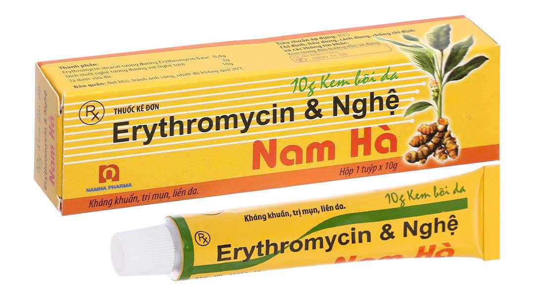 Erythromycin & nghệ Nam Hà