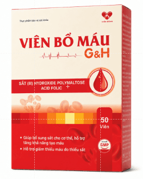 Thực phẩm bảo vệ sức khỏe Viên bổ máu G&H