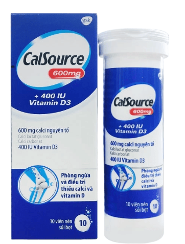 CALSOURCE 600MG + 400 IU VITAMIN D3