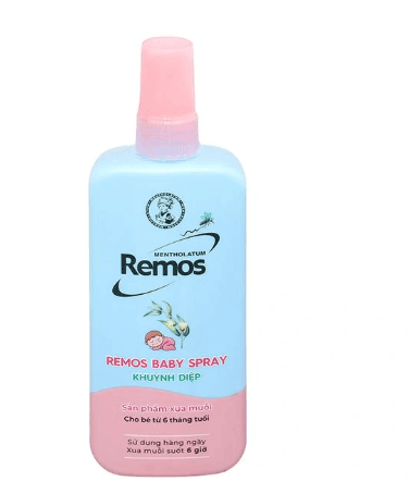 SAN PHAM XUA MUOI REMOS BABY SPRAY KHUYNH DIEP 150ML