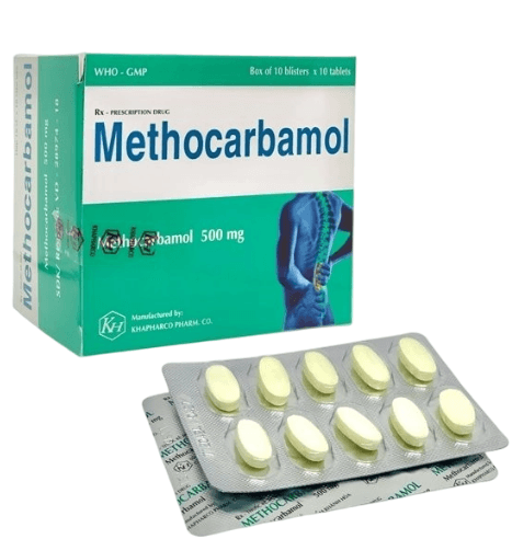 METHOCARBAMOL 500 MG (Hộp 03 vỉ x 10 viên)