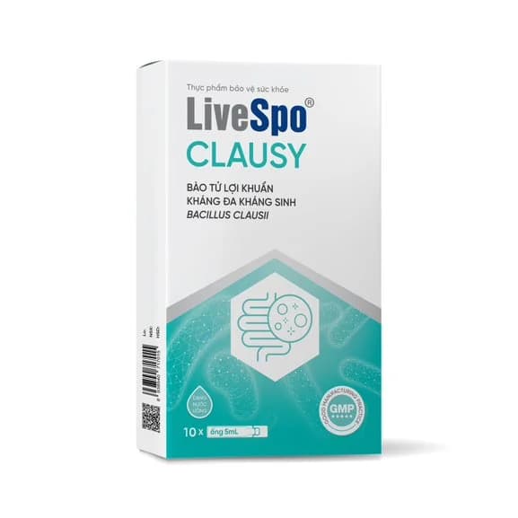 TPBVSK LiveSpo CLAUSY - Bào Tử Lợi Khuẩn Kháng Đa Kháng Sinh Bacillus Clausii